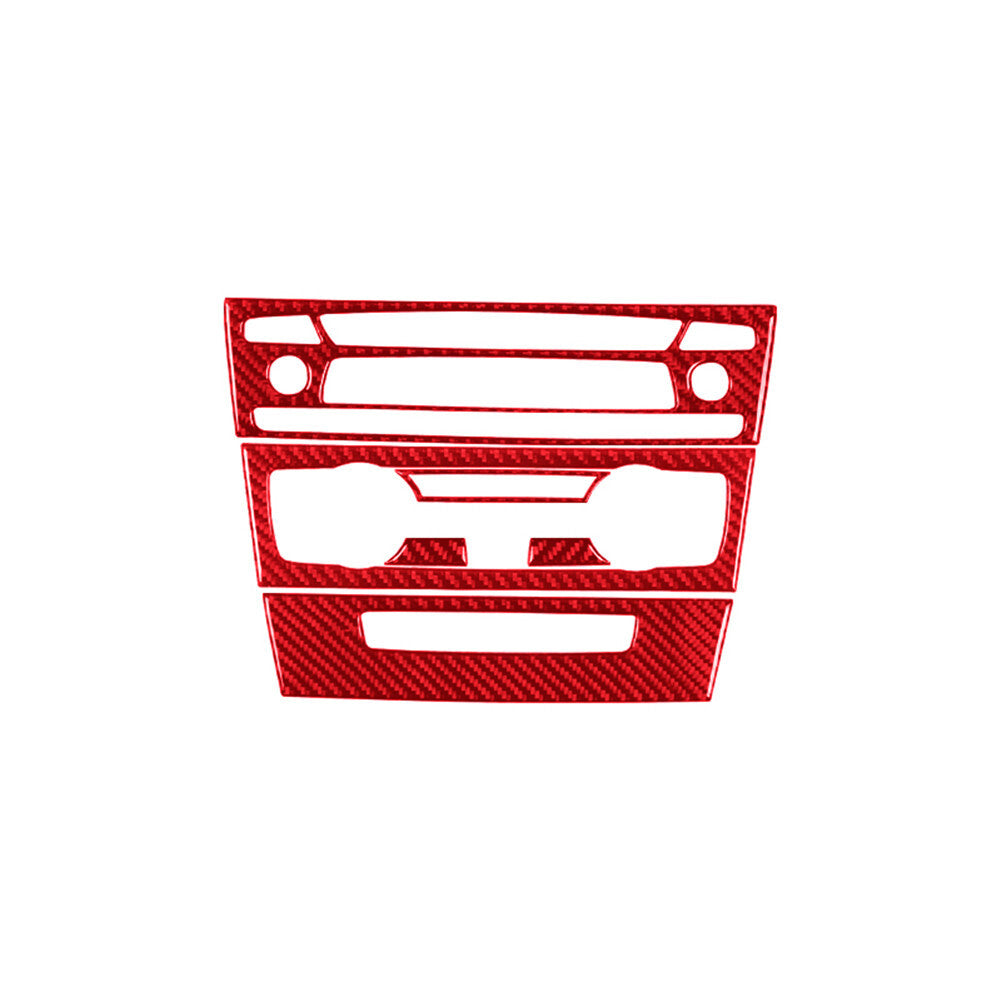 Central Control Trim Cover C for BMW 1 Series Convertible E82/E88 2008-2013 Red
