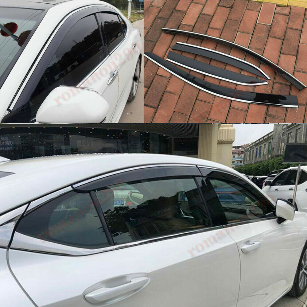 for Lexus ES250 300h 2019-2024 Window Visors Sun Rain Guard Vent Deflector Cover