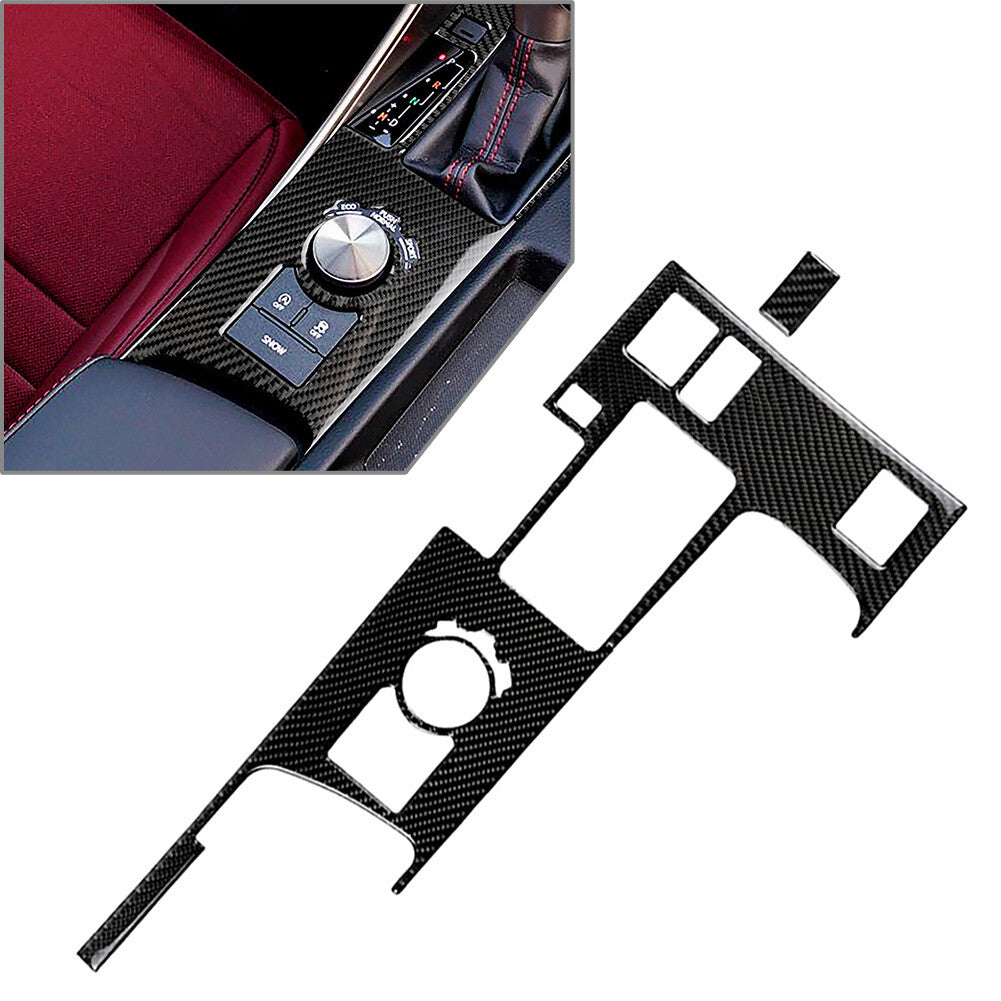 Carbon Fiber Gear Shift Box Panel Cover Trim for LEXUS IS250 IS350 2014-19