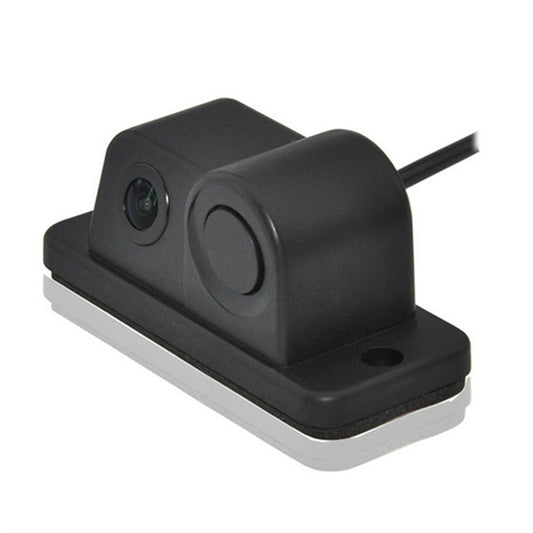 2 in 1 Car Reversing Parking Radar Sensor Rear View Backup Camera Kit Waterproof