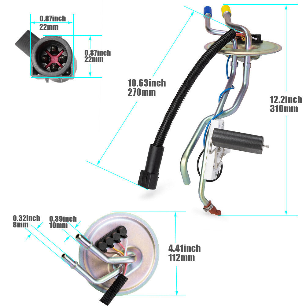 Diesel pickup rear fuel tank transmitter unit FMSU-9DER suitable for 1994-97 for Ford F250 F350 7.3L