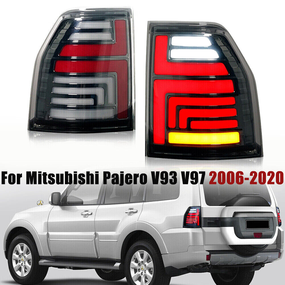 PAIR TAIL LIGHT LED REAR BRAKE STOP LAMP for MITSUBISHI PAJERO V93 V97 V98 06-20
