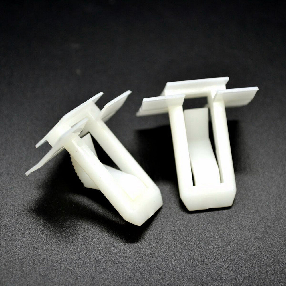 10 pieces of 11516150, N623343S2 extruded metal U-shaped nut clips M8x1.25 suitable for general for Chevrolet vehicles.