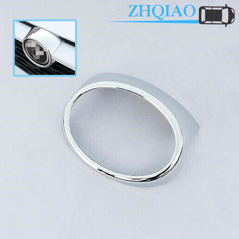 Chrome Front Grille Logo Decorative Frame Cover Trim Fits for Toyota RAV4 2019-2020