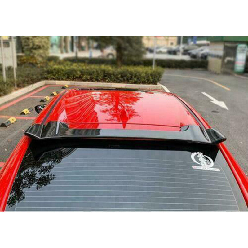Carbon Fiber Rear Roof Spoiler Window Wing Flap for Honda for Civic Hatchback 16-21