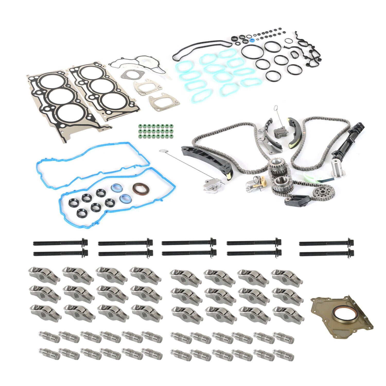 Engine Rebuild Kit for 11-15 for Chrysler for Jeep Grand Cherokee for Dodge for Ram 1500 3.6L