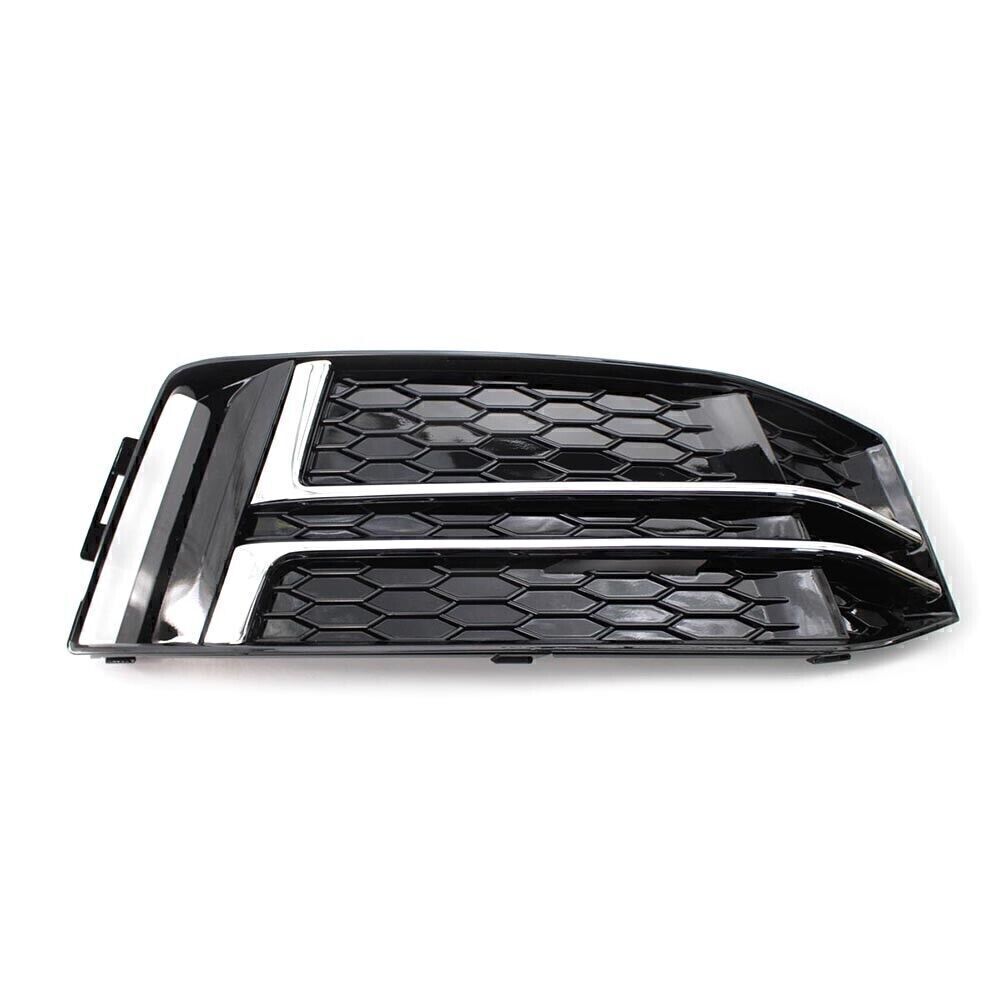 Right Front Bumper Lower Grille Grill Fit for AUDI S4 A4 B9 2017 18 Chrome