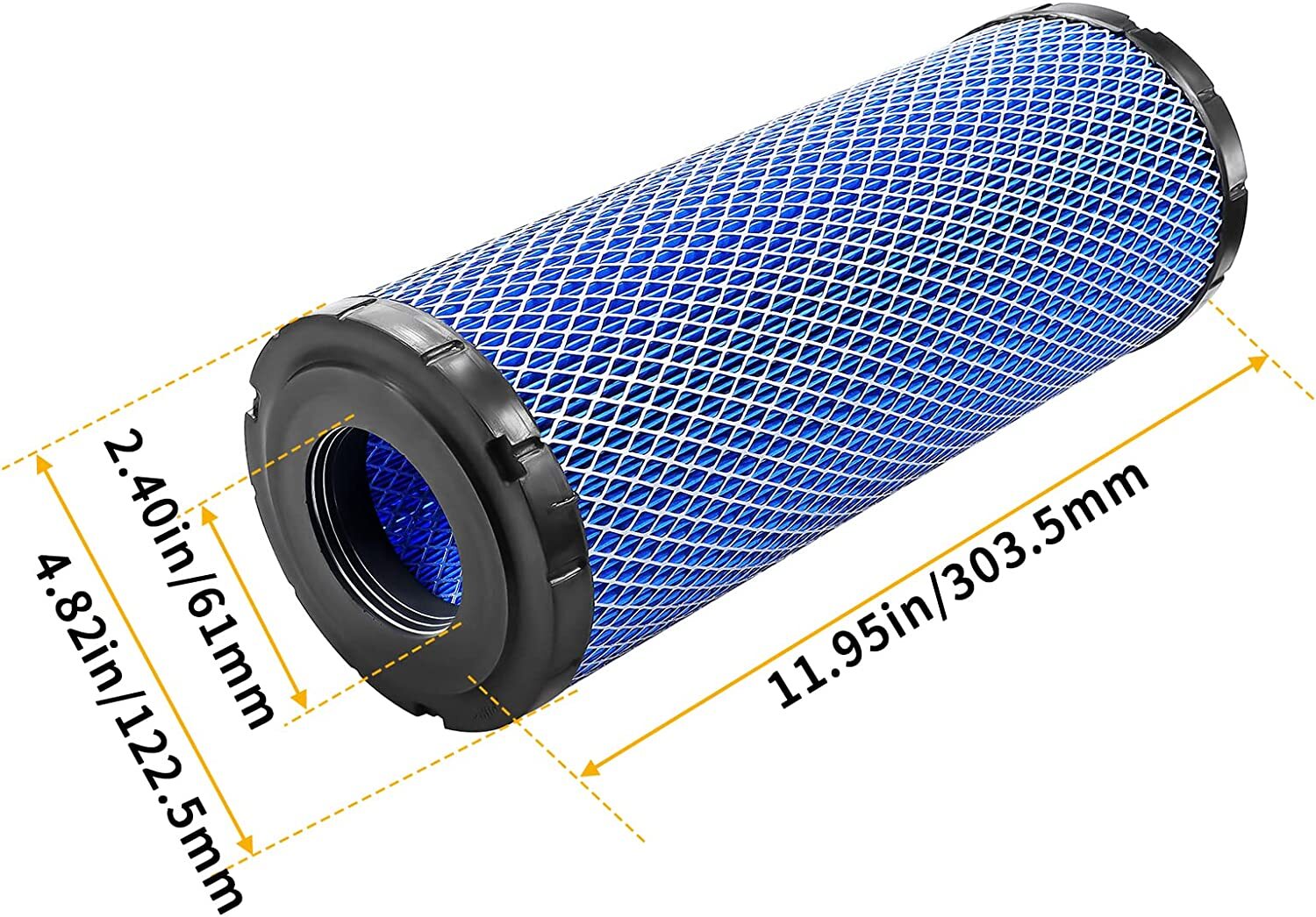 Air Filter for Polaris RZR 900,ACE 900,RZR S 1000,General 4 10007082115 7081937