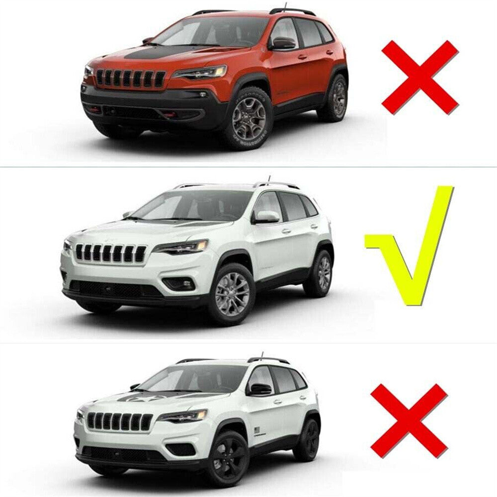 for Jeep Cherokee 2019+ Front Fog Light Lamp Decorative Cover ABS Carbon Fiber¡Á2