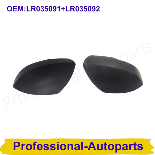 1Pair Black Rear Side View Mirror Cover for Range Rover Sport L494 Vogue L405
