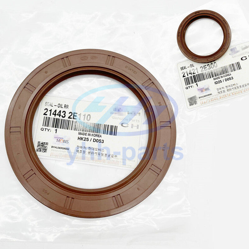 Engine Crankshaft FrontRear Oil Seal For12-19 for Hyundai for KIA 214432E110 214212E300