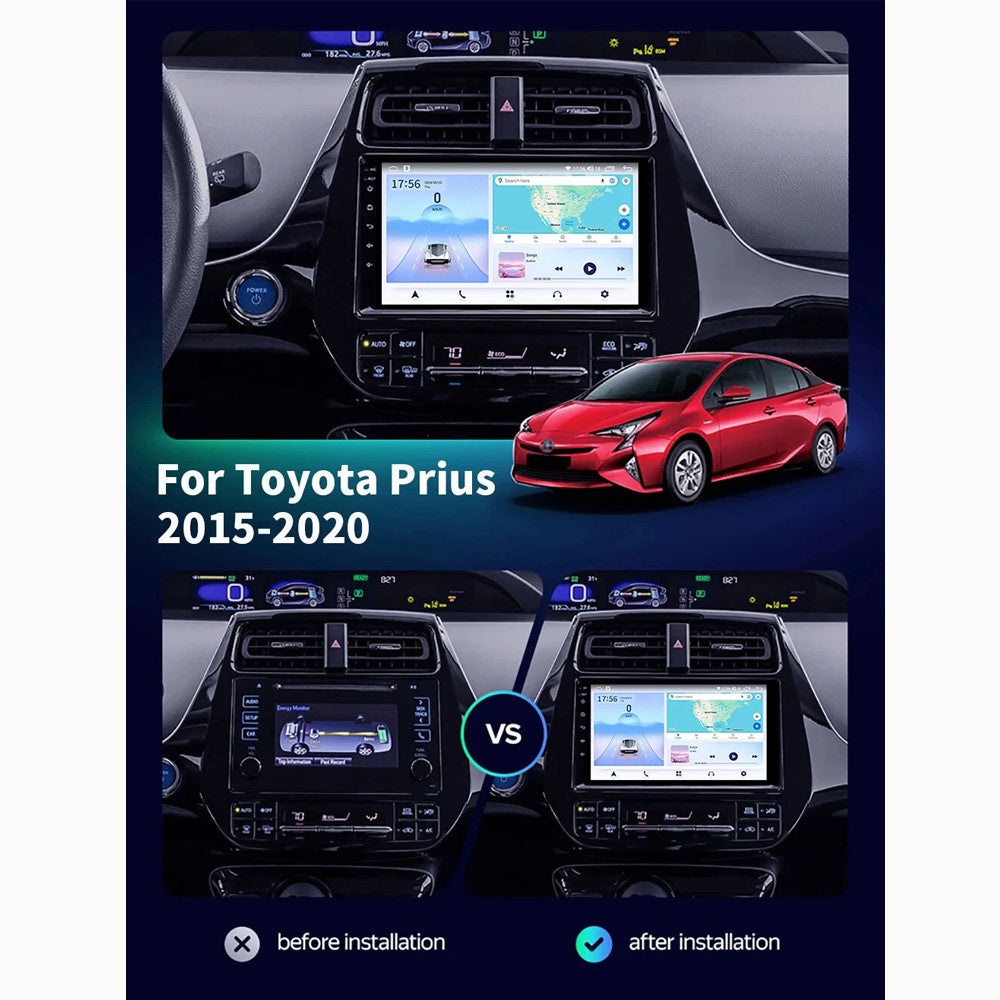 Android Auto Carplay for Toyota Prius XW50 2015-2020 Car Stereo Radio 2+32GB GPS