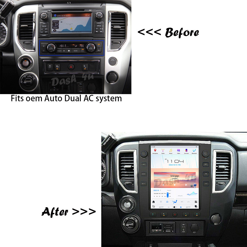 Android 11.0 for Tesla Vertical Screen Car-Play GPS Radio for Nissan Titan 2016-2020