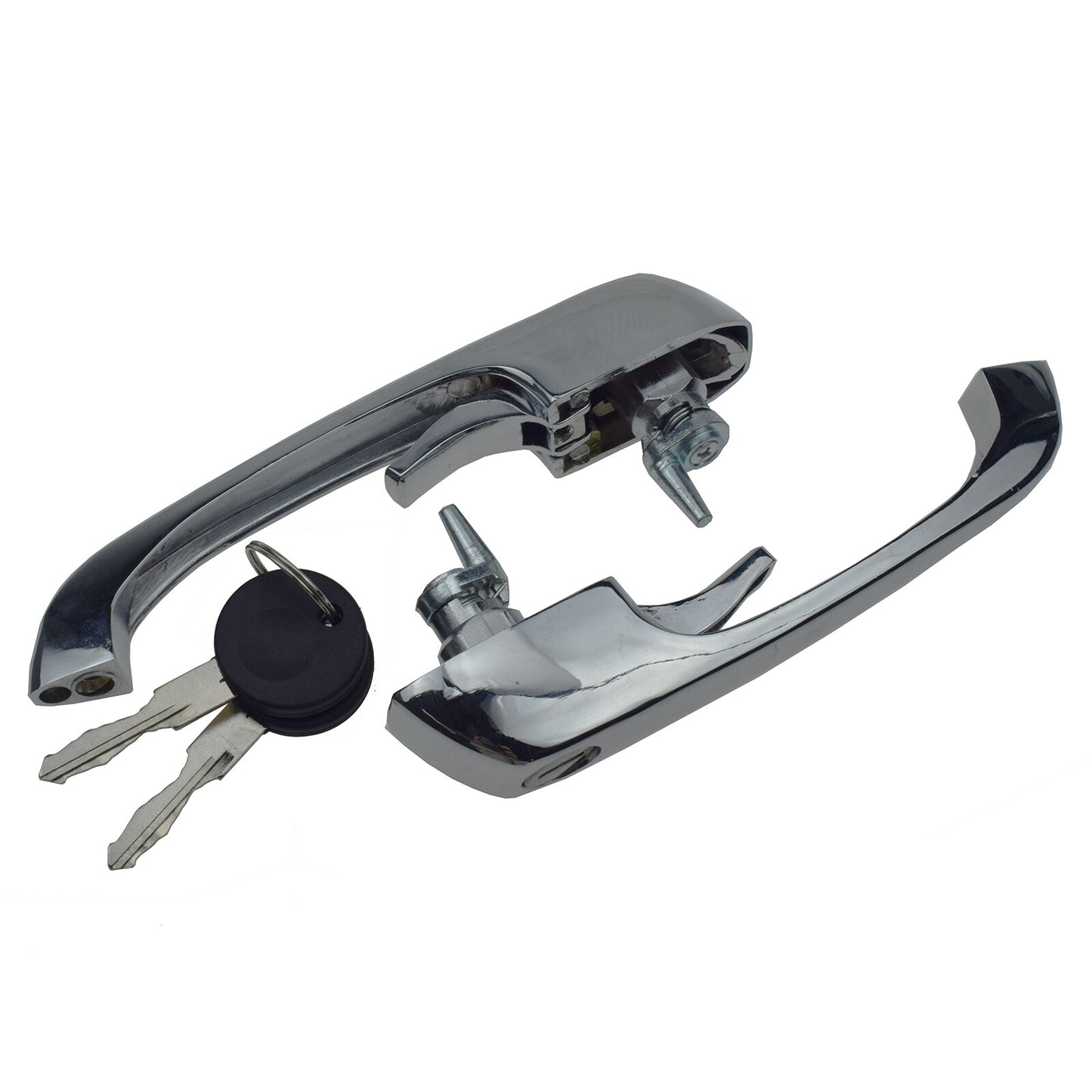 One pair of outer door handles with key 211837205N, suitable for Volkswagen Van Type 2 69-79.