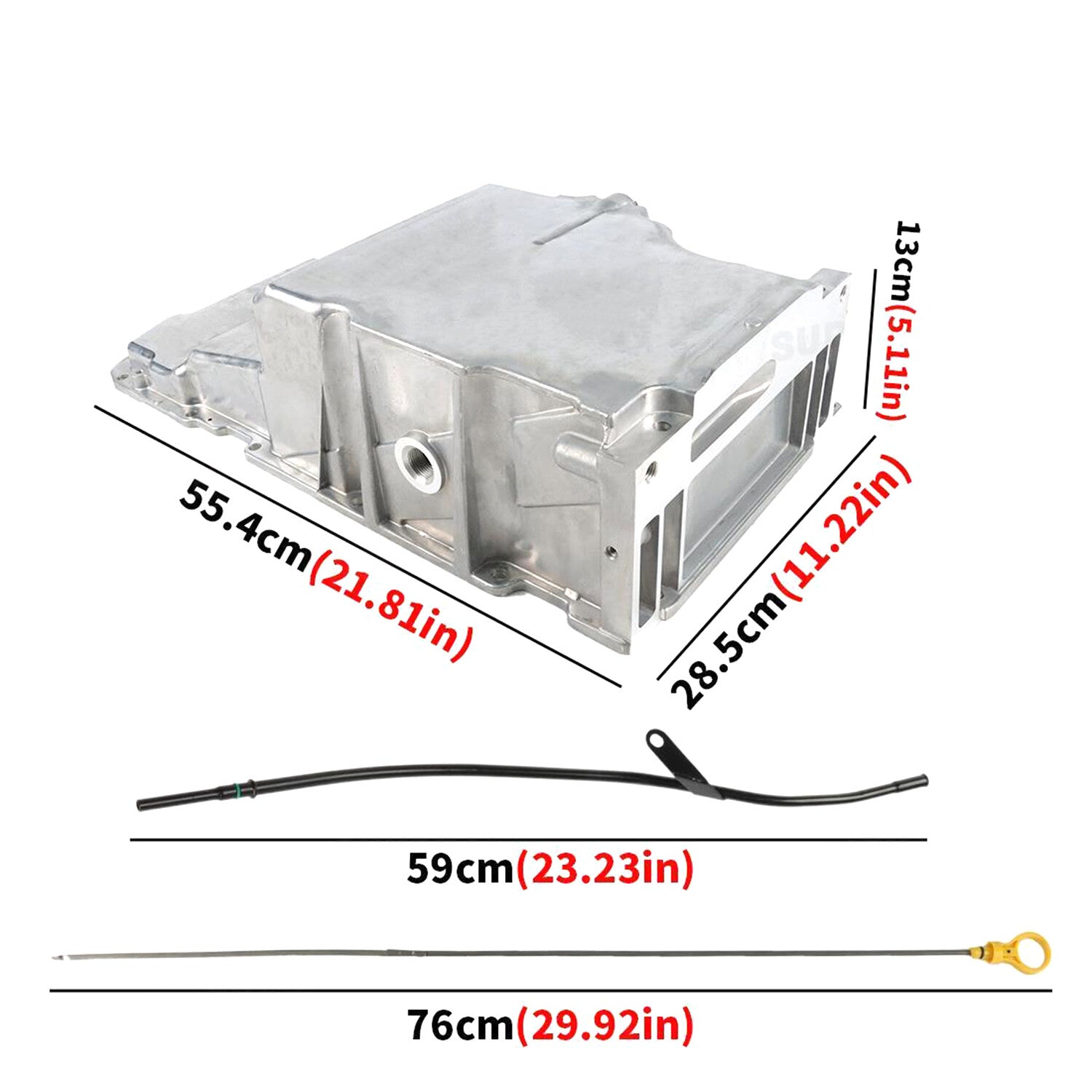 Engine Low Profile Oil Pan Kit for Chevrolet Camaro LS1 LS2 LS3 LS6 W/12558253