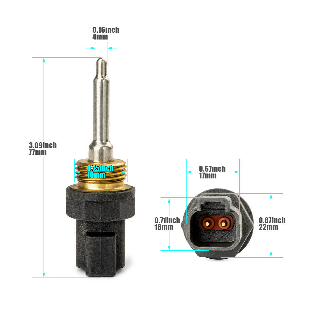 264-4297 Heavy-duty temperature sensor suitable for Caterpillar CAT C15 725 730 735