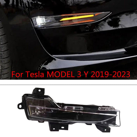 1077392-00-E Bumper Fog Light Lamp DRL Right Side for Tesla MODEL 3 Y 2019-2023