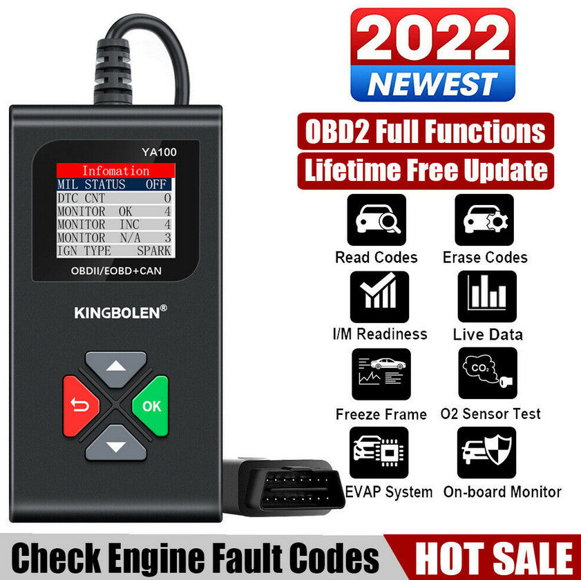 New 12V Battery Tester, Automotive Diagnostic Tool Scanner, Load Analyzer for Chevrolet
