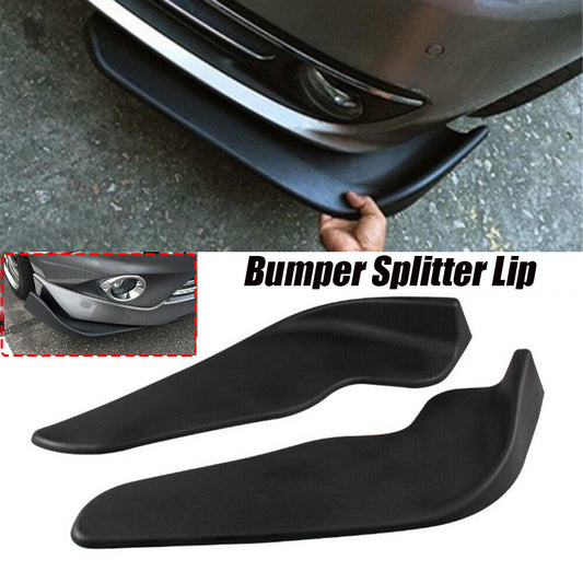 2-piece car anti-collision boiler front shovel decorative anti-scratch wings ABS