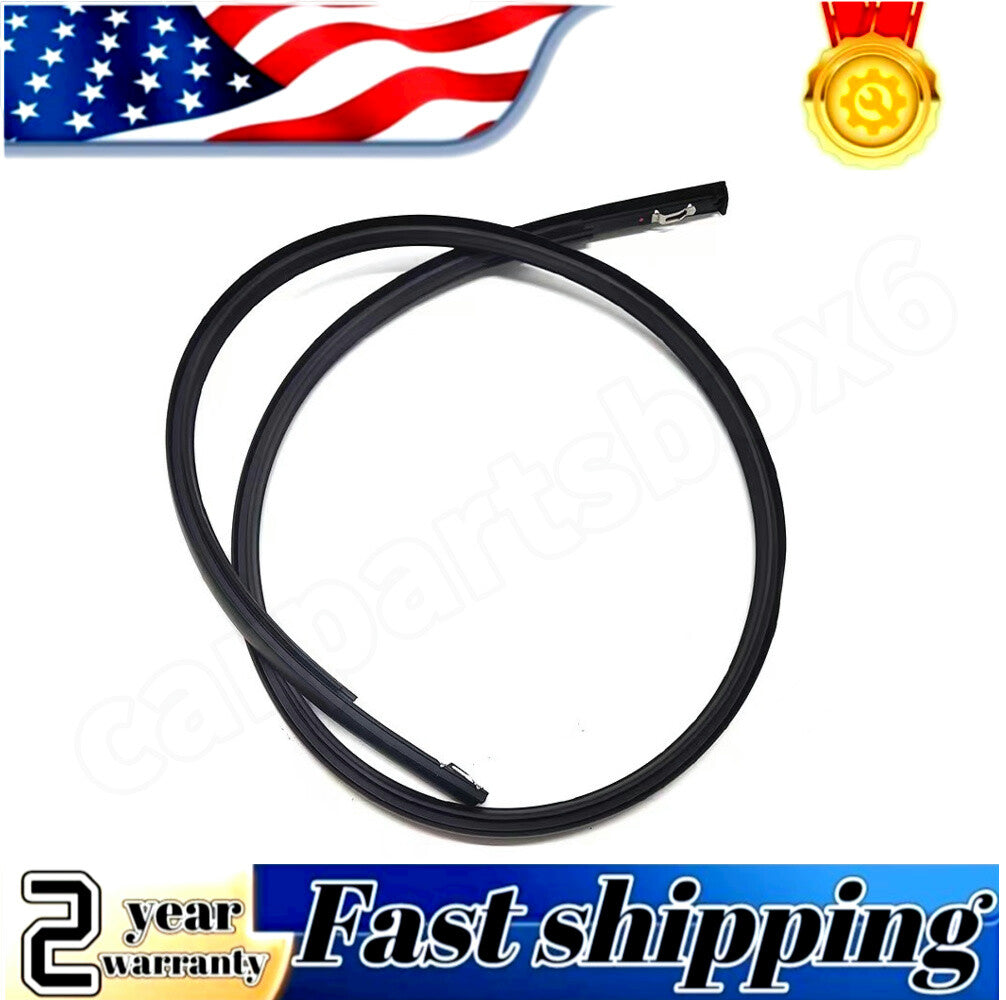 All-new right-side black roof trim molding kit for 2015-2021 for Honda Fit 5-door models.