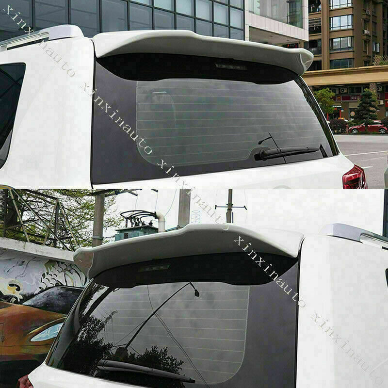 for Land Cruiser LC200 FJ200 2008-2021 Pearl White Rear Roof Spoiler Wing Lip 1X