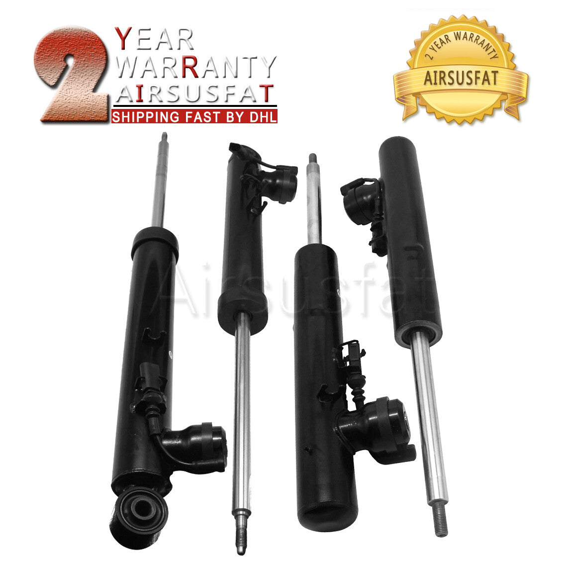 4x Front Rear Air Shock Absorber Struts Fit for Audi Q5 w/ADS 2009-2017 8R0513025J
