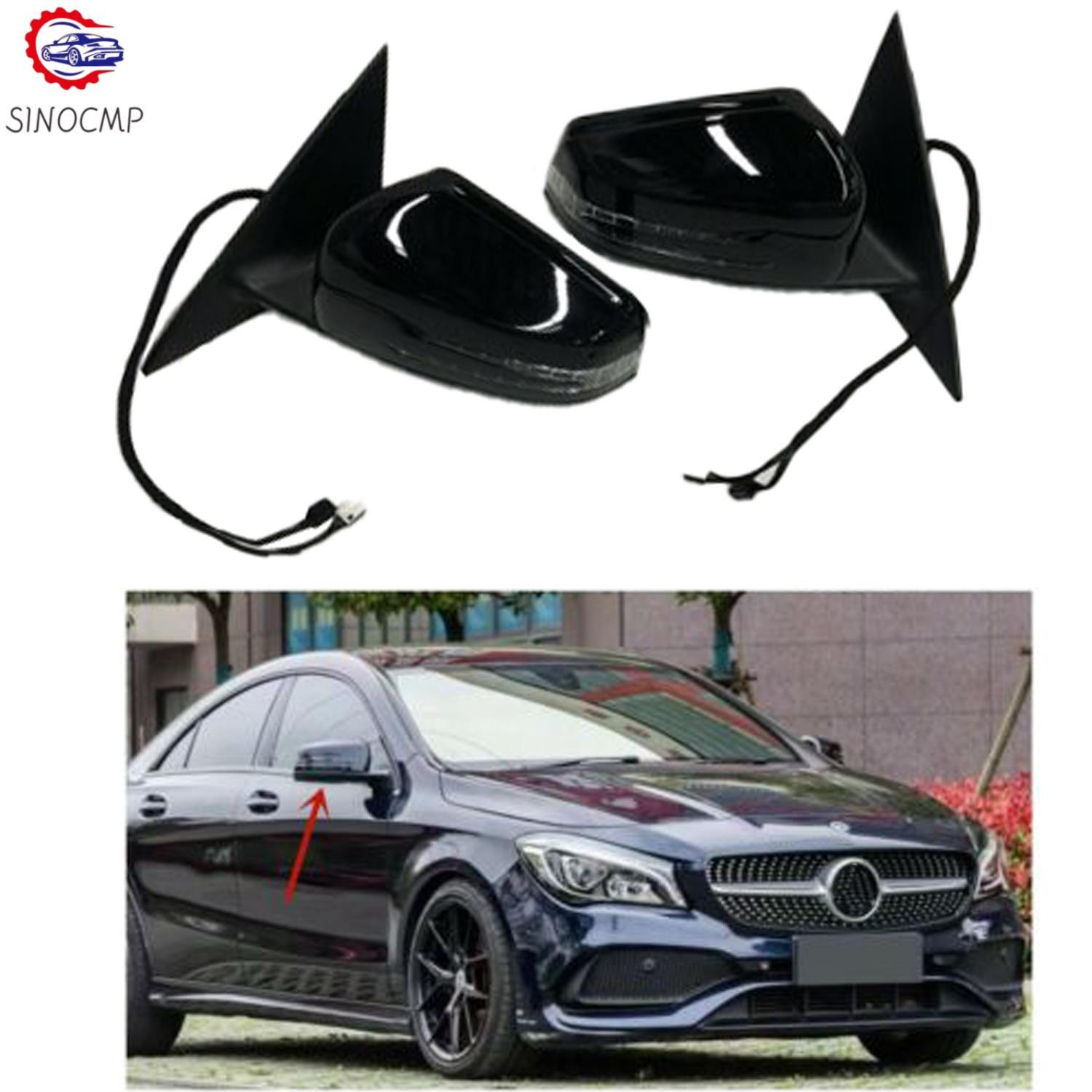 Pair Side Door Mirror Fit for Mercedes-Benz CLA Class CLA200 CLA180 CLA250 W117