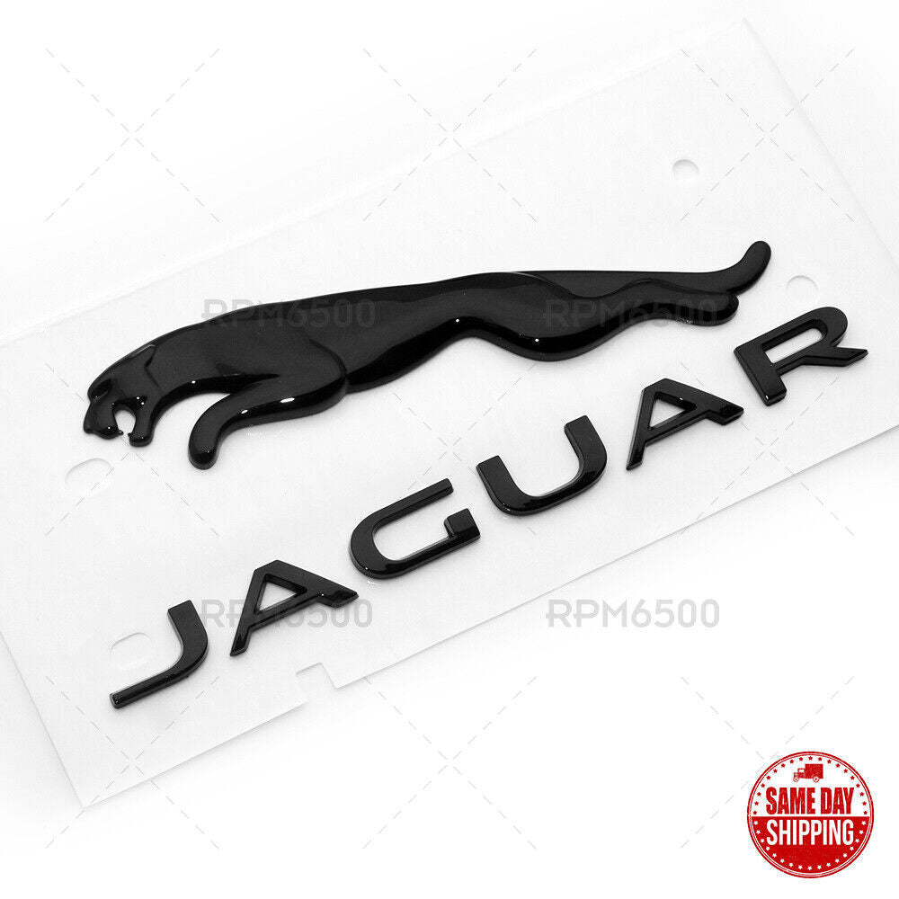 OE for Jaguar Gloss Black Liftgate Tailgate Hatch Emblem Badge Nameplate T2R27585