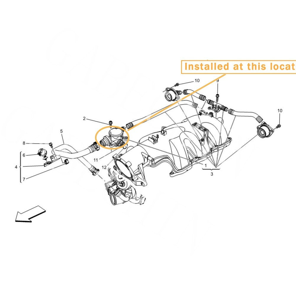 Oil separator 293162 suitable for Maserati Ghibli Quattroporte for Levante 14-20