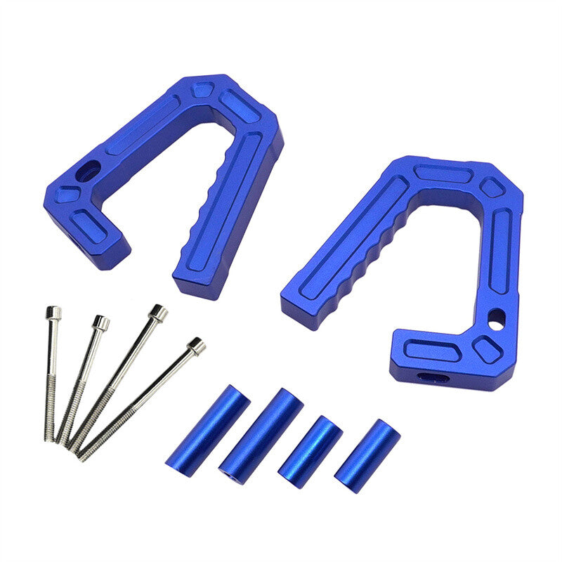 Aluminum Front Grab Handles for 2007-2018 for Jeep for Wrangler JK Grab Bar Blue
