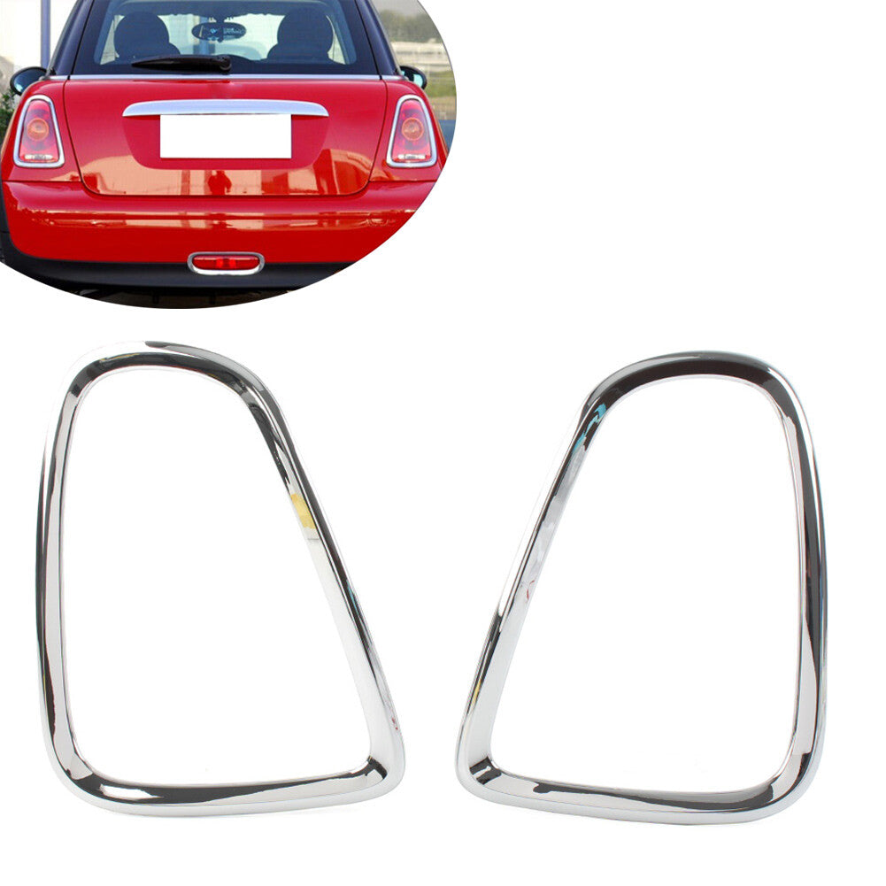Rear Tail Light Cover Trim for BMW for Mini Cooper R56 R57 R58 R59 2007-2014 Chrome
