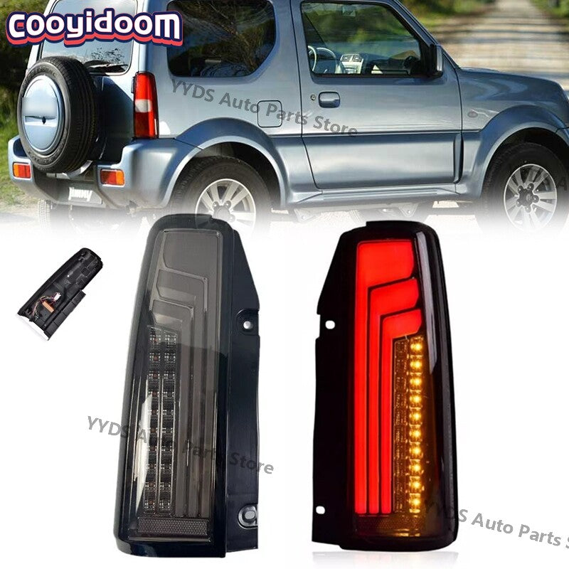 2Pcs LED Tail Light Tail Lamp Rear Brake Lamp for SUZUKI for JIMNY 1998-2017
