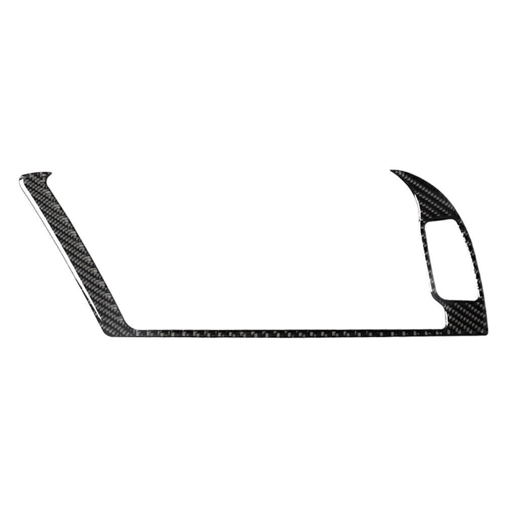 Carbon Fiber GPS Navigation System Panel Frame Trim for Audi A4 B8 A5 2009-2016