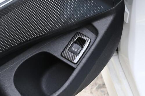 Tailgate Rear Door Switch ABS Carbon Fibre Cover Trim for BMW 4-Series 2021-2023