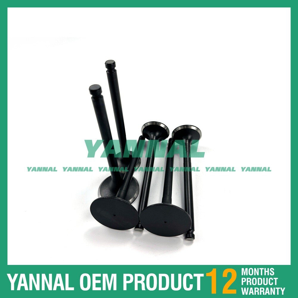 D782 Intake and Exhaust Valve Kit for Kubota GR2110, ZD21, B7410, and L200 Tractors