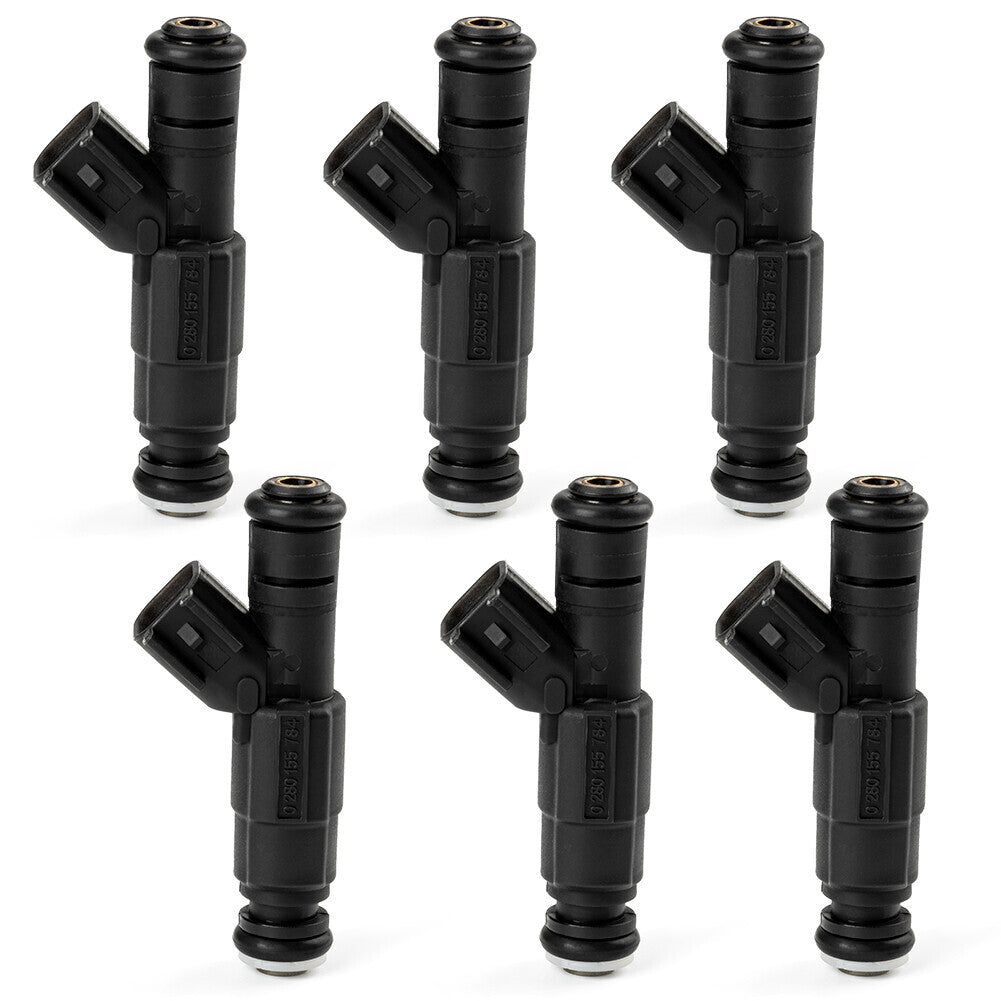 6 Fuel Injectors 0280155784 Fits 1999-2004 for Jeep Grand Cherokee for Wrangler 4.0L