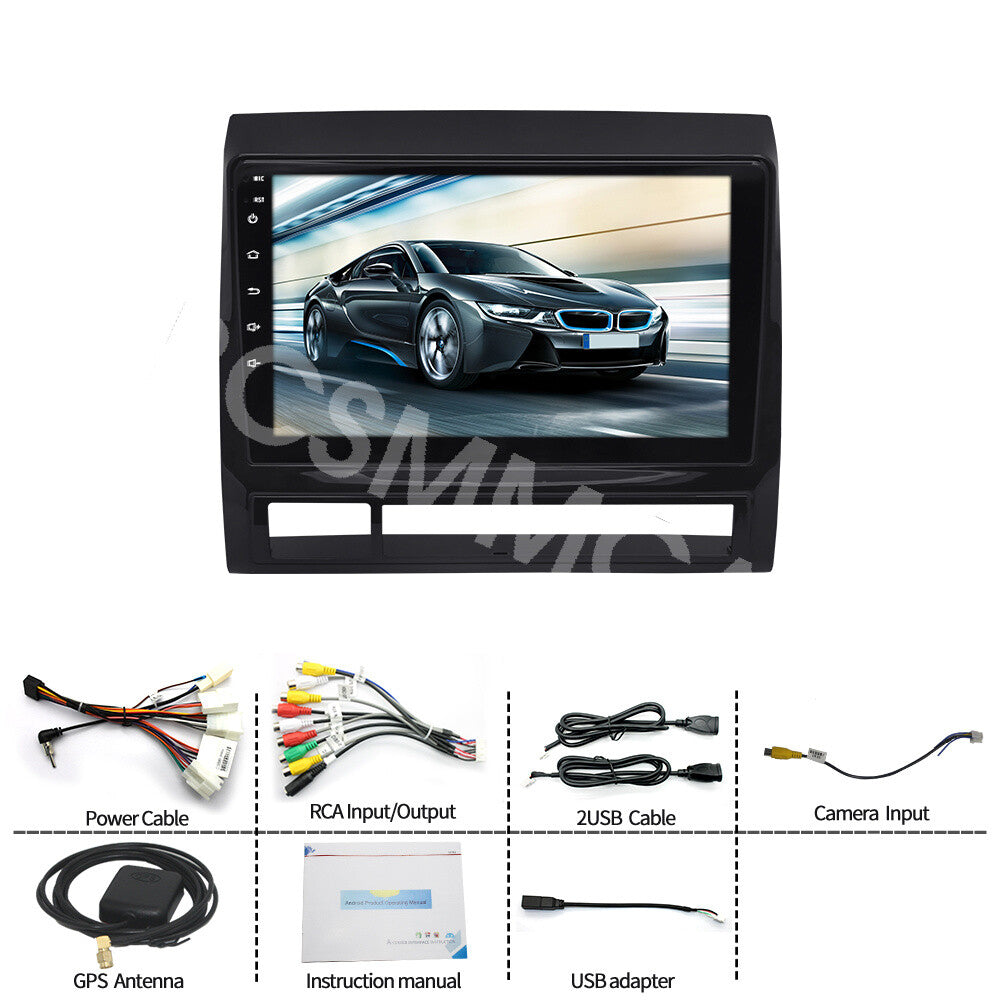 Car MP5 Player Stereo Radio GPS Wifi 2+32G Fit for Toyota Tacoma Hilux 2005-2013