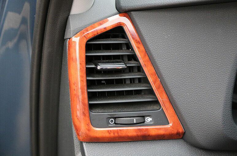 Fit for Hyundai for Tucson 2015-2018 Peach Wood Left And Right Air Outlet Vent Trim