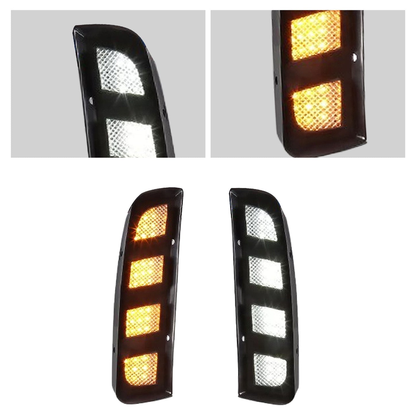 LED Daytime Running Fog Light Dynamic Turn DRL for Honda for Civic Type R 2017-2021