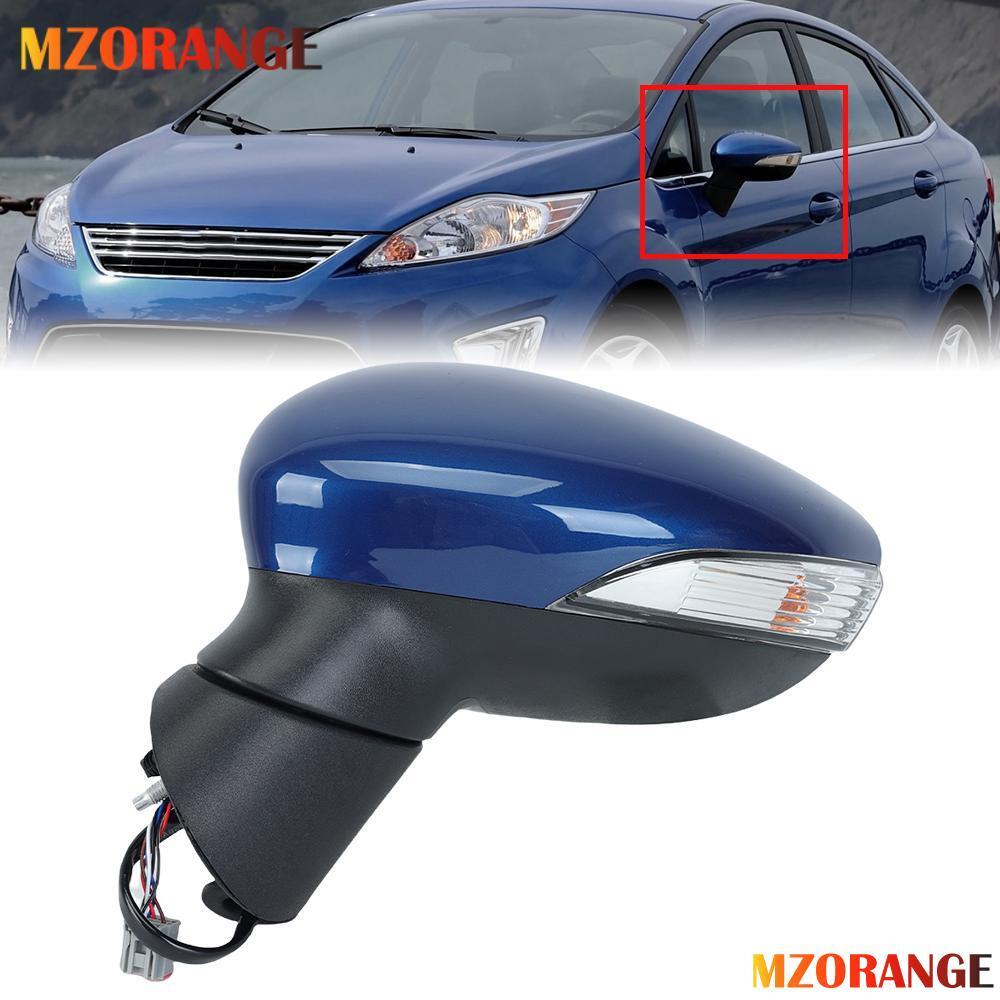 F¨¹r for Ford Fiesta MK7 2013-2017 Links Au?enspiegel Manuell Beheizbar Marineblau