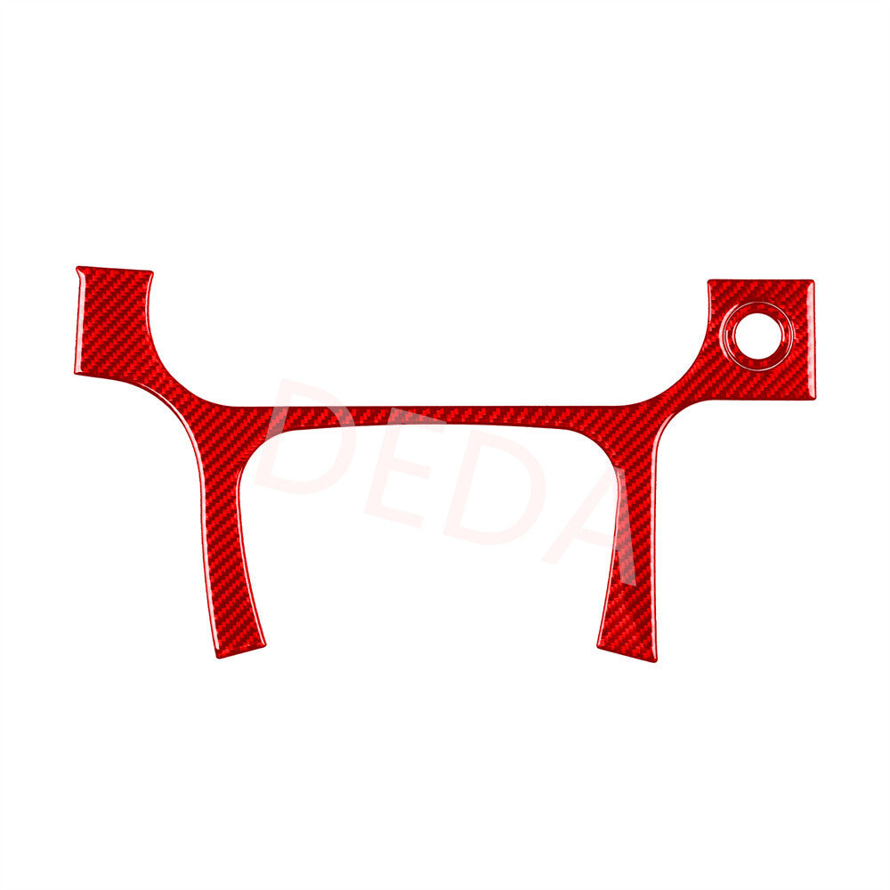 Red Carbon Fiber Dashboard Speedometer Trim for Land Rover Discovery Sport 15-19