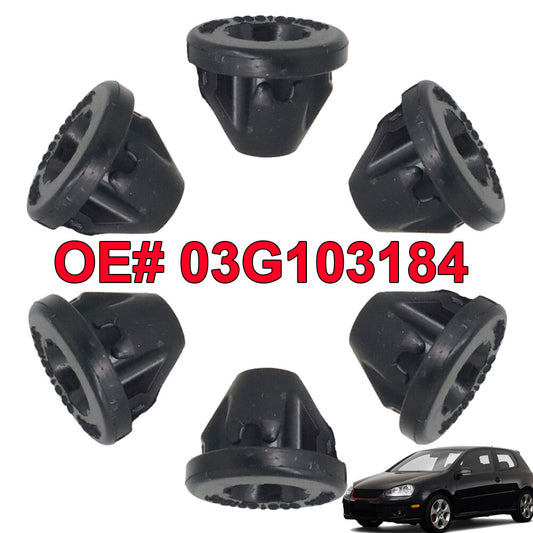 Car Engine Cover Grommet Rubber for VW for Skoda for Audi for Seat OE# 03G103184 6 PCS