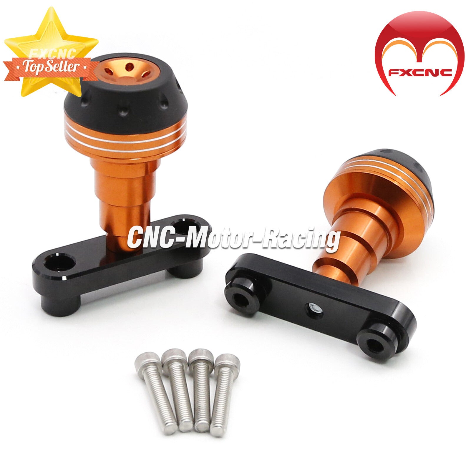 CNC 1x anti-collision protection for aluminum alloy motorcycle frame sliders suitable for DK390 and DK200