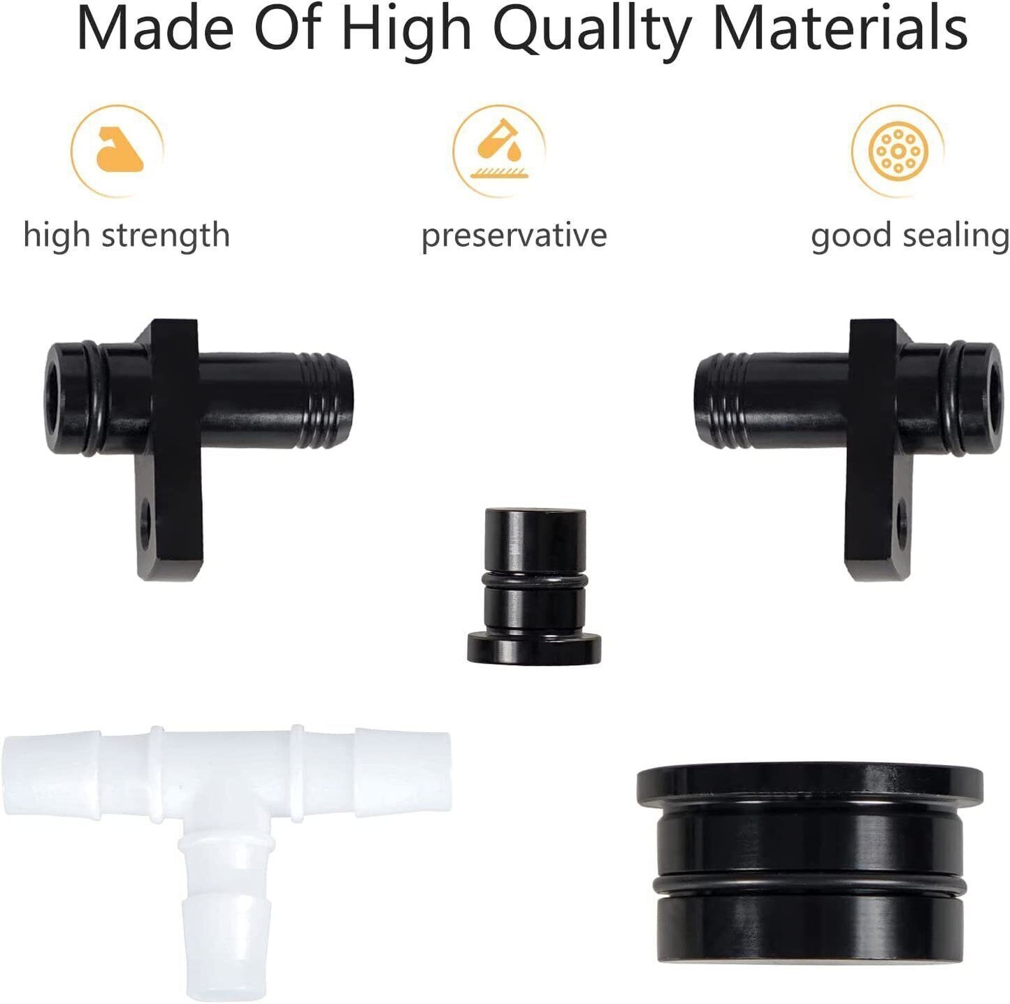 Reroute Kit Resonator Plug for 04.5-10 GM 6.6L Duramax Diesel LLY LBZ LMM