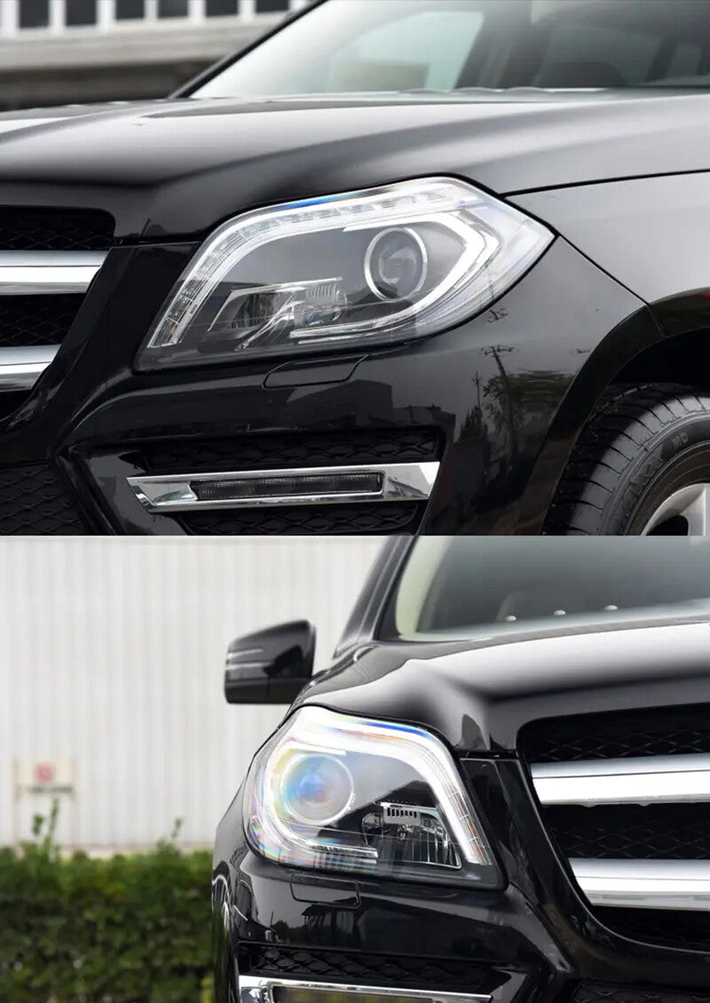 Left and right headlight lens covers suitable for Mercedes-Benz W166 GL350 GL450 GL550