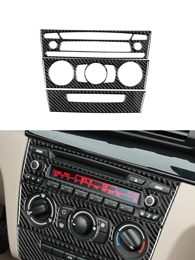 Carbon fiber center console trim for BMW 1 Series convertible E82/E88 2008-2013 type A
