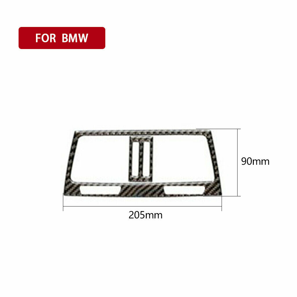 Carbon Fiber Interior Rear Air Vent Outlet Trim for BMW X5 E70 X6 2008-13