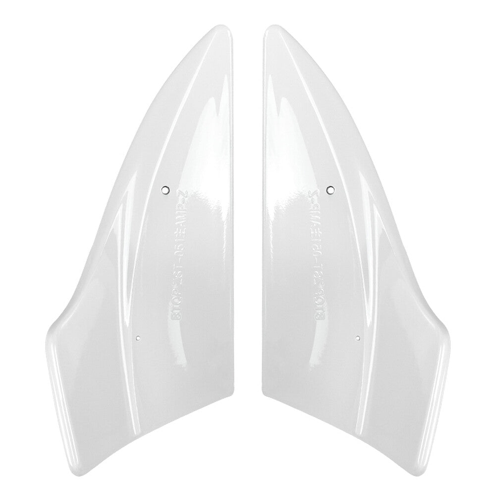 for Benz C Class W206 Sedan Splitter Air Vent Intake Lower Spoiler Canards White