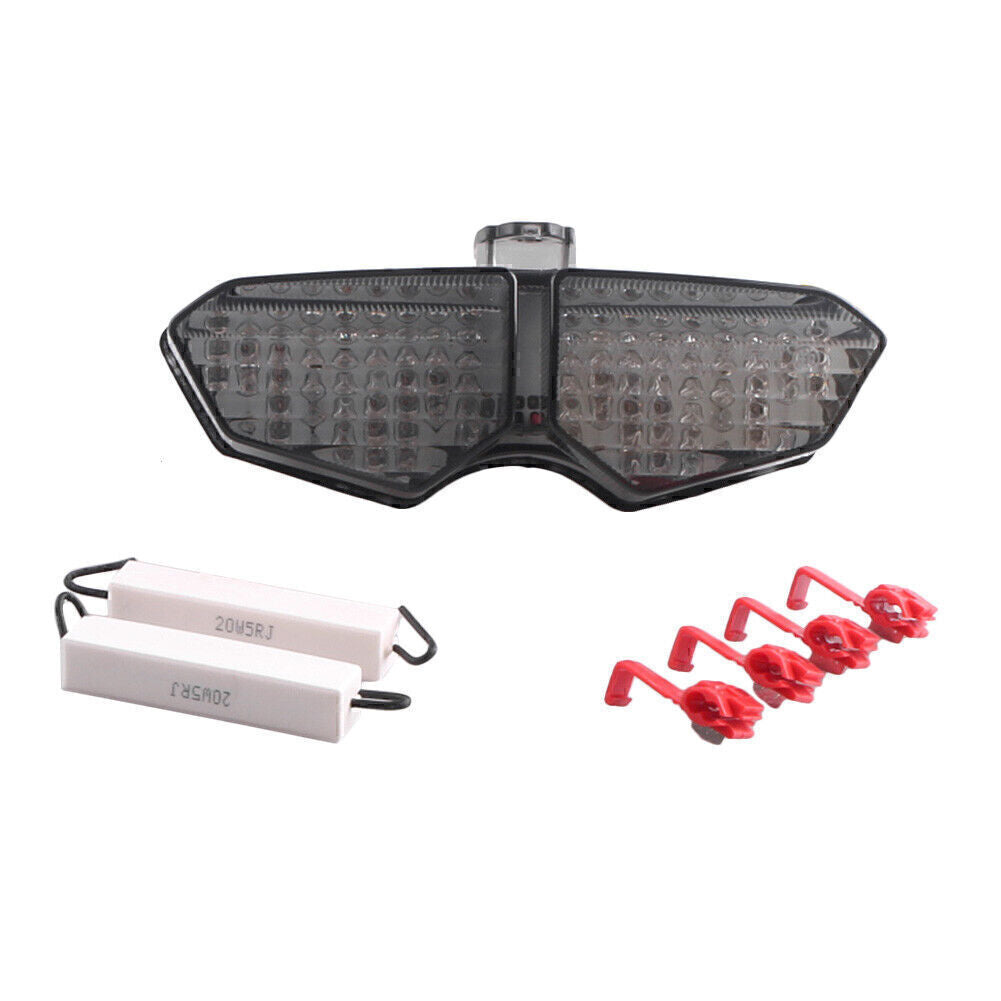 Fit 2006-2009 for Yamaha YZF R6S Smoke LED Taillight Rear Brake Turn Signals Light