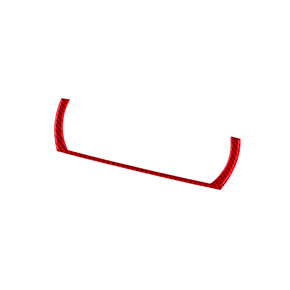 Red Carbon Fiber Lower Speedometer Trim for Bmw X3 2004-2010